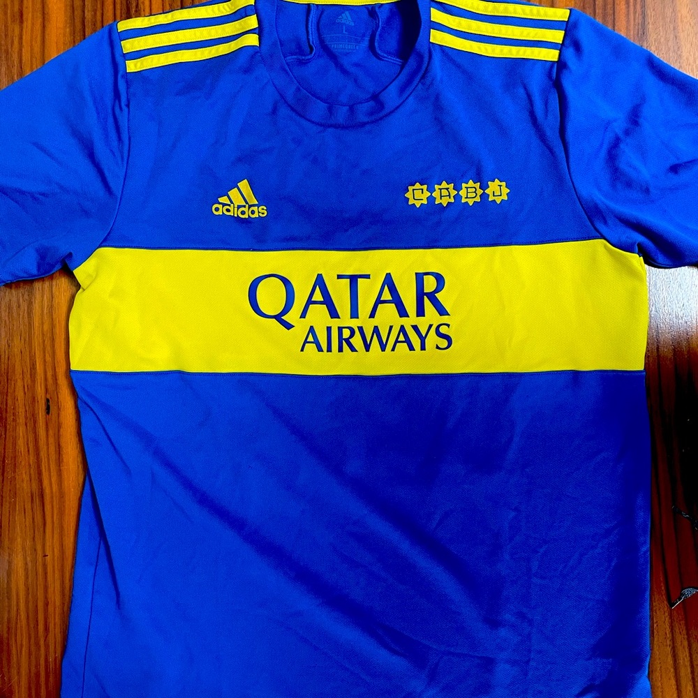 Adidas Boca Jr men’s soccer home jersey 2022